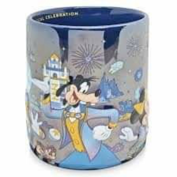 💝FIRM! NWT DISNEY PARKS WALT DISNEY WORLD 50TH ANNIVERSARY MICKEY & FRIENDS MUG - Picture 9 of 11